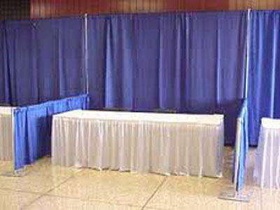 Booth Pipe and Drape